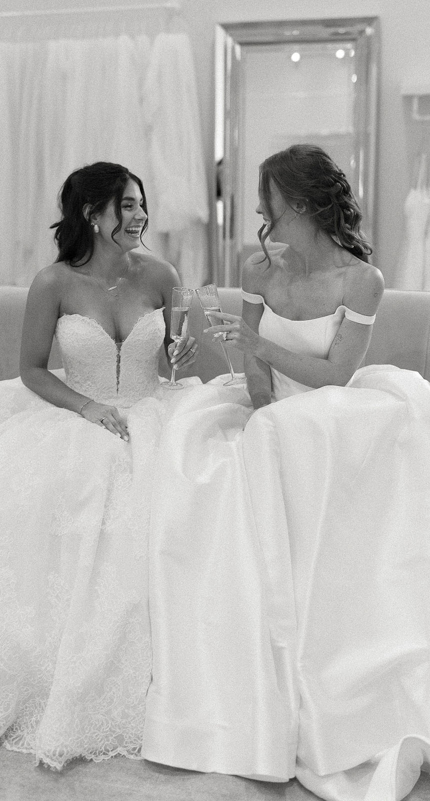 Photo of the real bride and groom